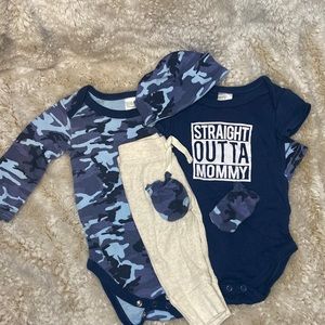 The Peanutshell “Straight Outta Momma” 6 Piece set